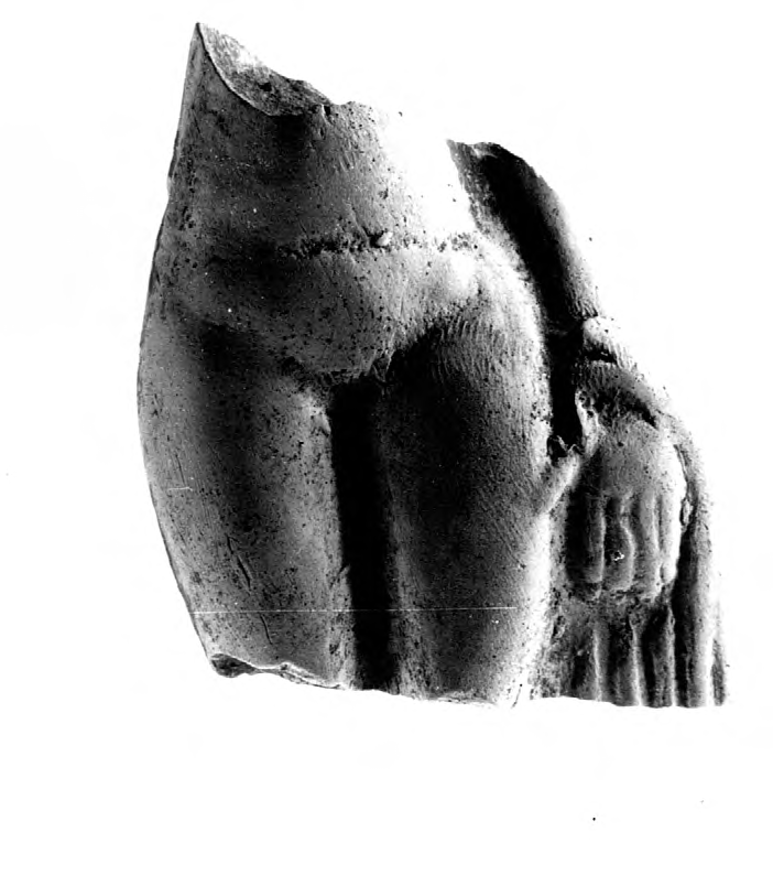 Fragment de Vénus Figurine en terre blanche
